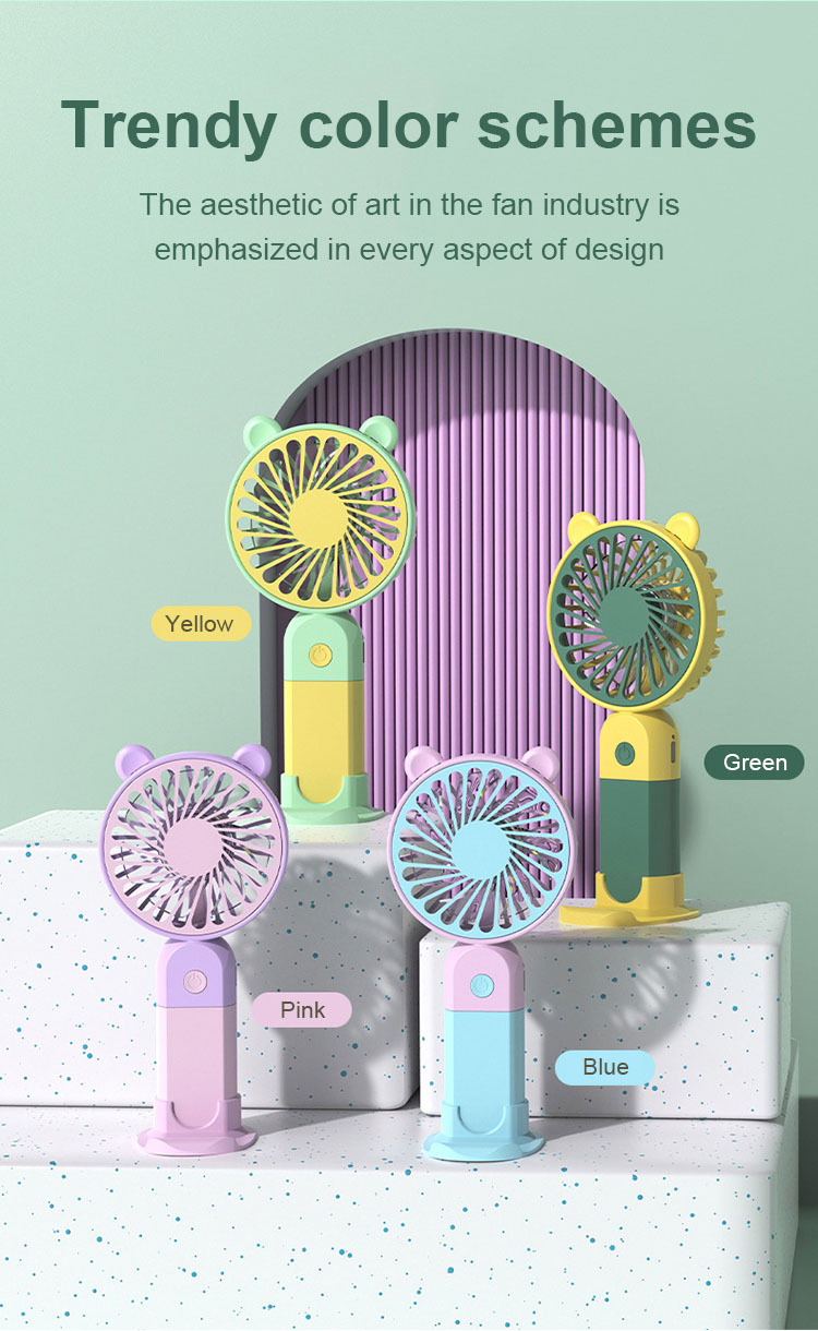 Handheld Fan,Y19 Portable Fan, Air Cooling Desktop Fan Y19, Rechargeable Fan, Mini Fan with Base, Y19 Small Fan, Y19 Pocket Fan, Mini Fans Y19